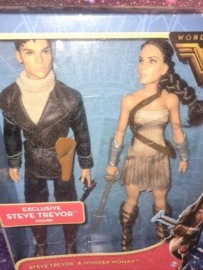 🛡️✨ Steve Trevor & Wonder Woman Collector Doll Set ✨🛡️